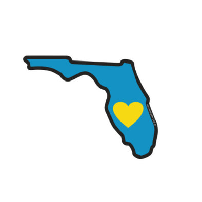 Sticker | Heart in Florida | Vinyl Decal