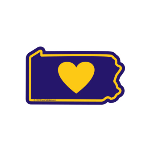 Sticker | Heart in Pennsylvania | Vinyl Decal