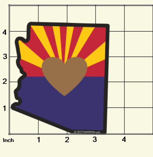 Sticker | Heart in Arizona | VInyl Decal