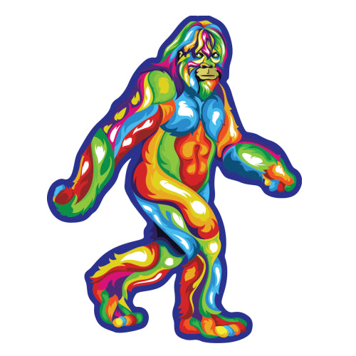 Sticker | Bigfoot Bold Colors | Vinyl Decal