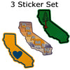 California Dreamin Sticker Set | 3 Sticker Designs | California