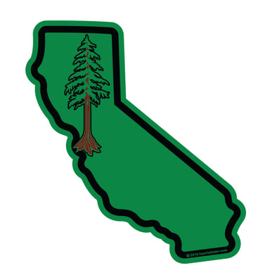 California Redwood Tree Sticker | Vinyl Decal