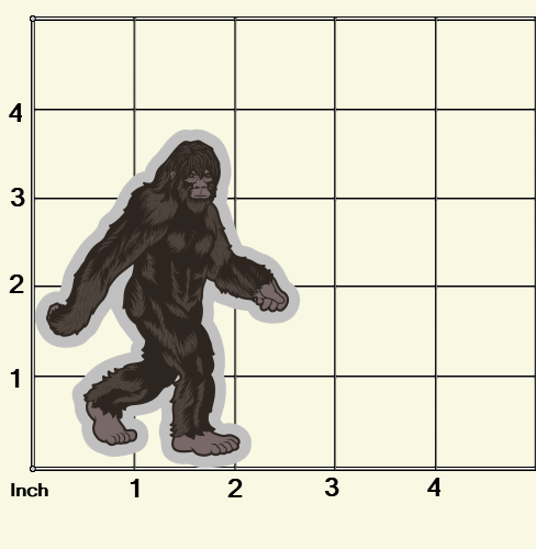 Sticker | Bigfoot Stroll | Vinyl Decal