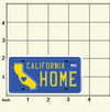 Sticker | California Home License Plate | Decal Label