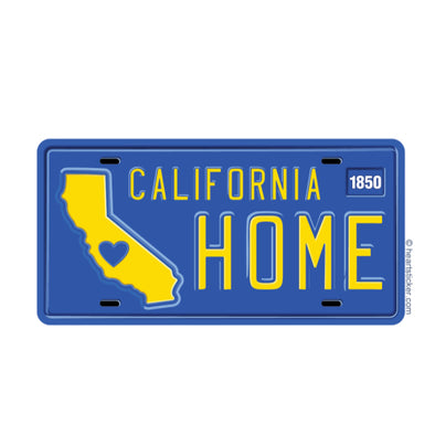 Sticker | California Home License Plate | Decal Label