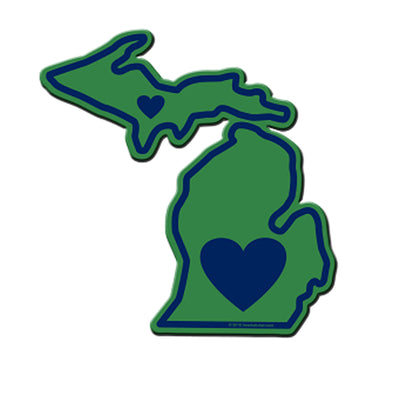 Sticker | Heart in Michigan | Vinyl Decal