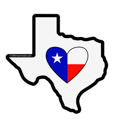 Sticker | Heart in Texas | Vinyl Decal