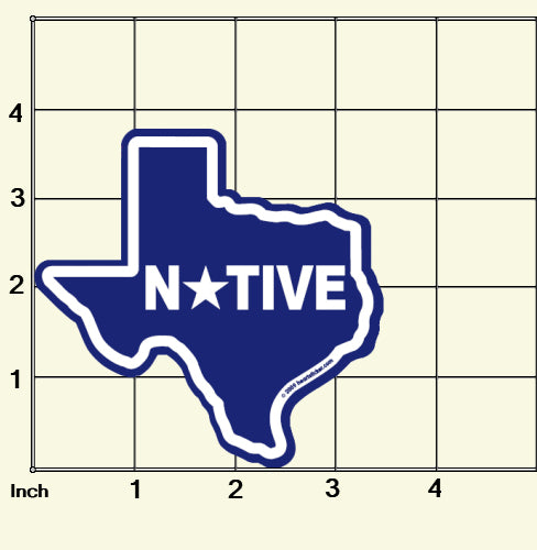 Sticker | Native in Texas | Vinyl Decal