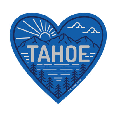 Lake Tahoe Sticker | In My Heart Label Decal