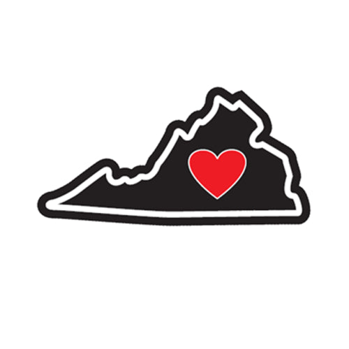 Sticker | Heart In Virginia | Vinyl Decal