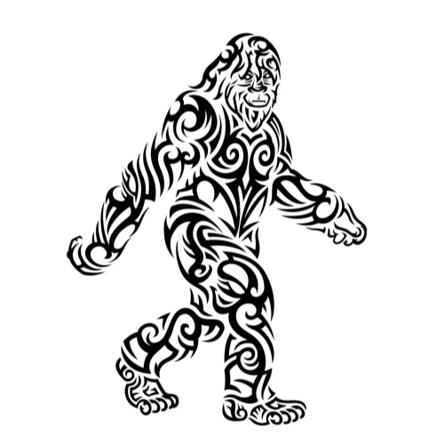 Sticker |  Bigfoot Tribal Stroll | Vinyl Decal