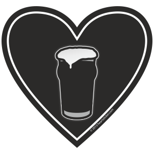In My Heart-Beer Sticker,All-Weather High Quality Vinyl Sticker – Heart  Sticker Company